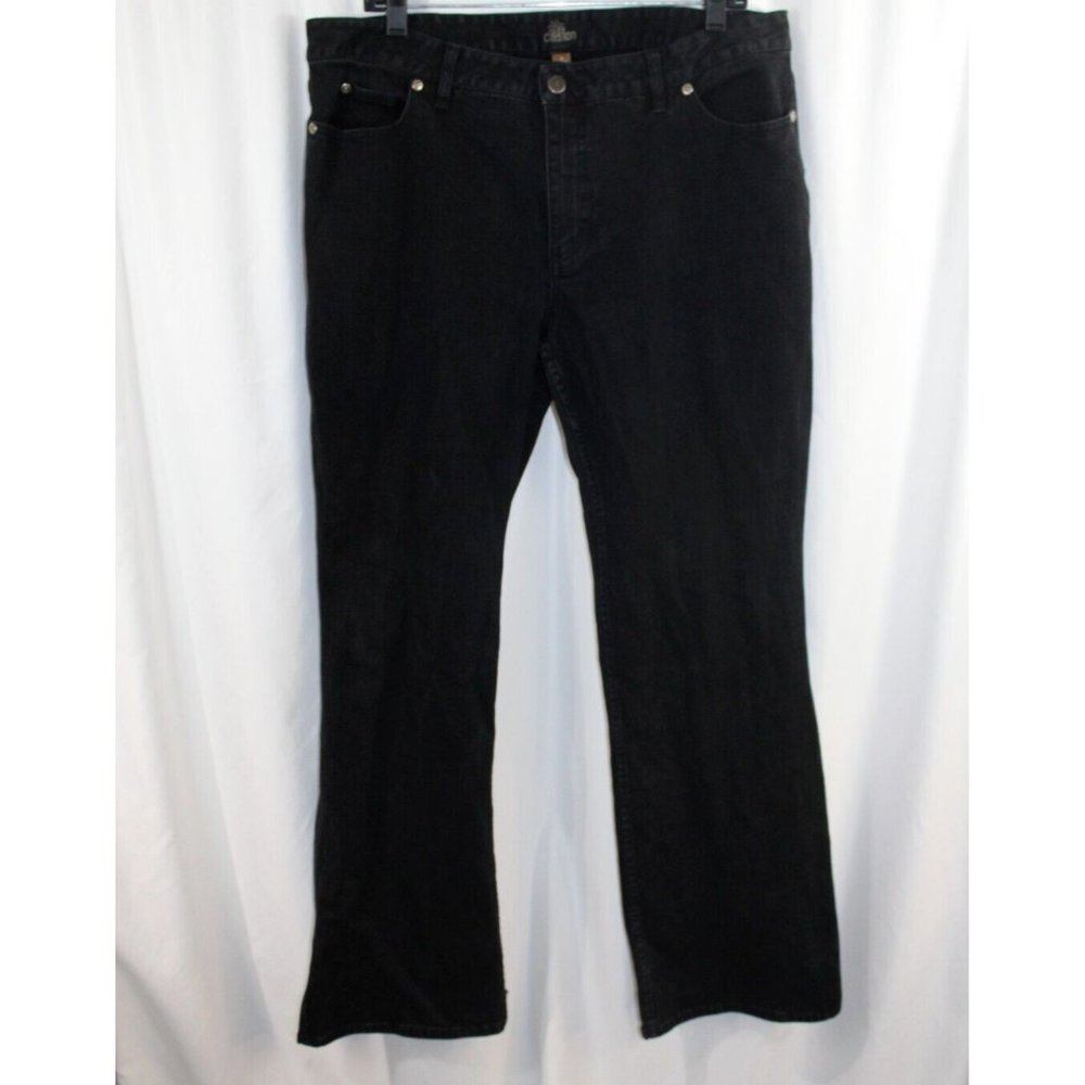 Caslon‎ Womens Black Bootcut Jeans 16